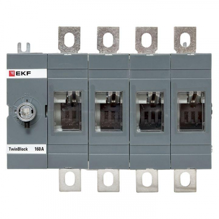 tb-s-160-4p Рубильник 4п 160А без рукоятки управления TwinBlock EKF 