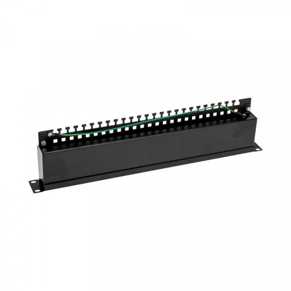 02-0041 Панель коммутационная 19дюйм 1U 24 порта F/UTP RJ-45 CAT 5e PRO Rexant 