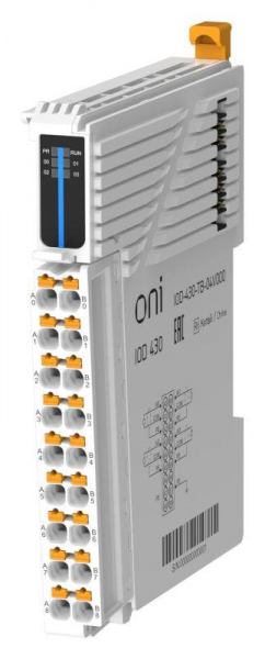 IOD-430-TB-04V000 Модуль аналогового ввода IOD 430 4 сигнала напряжения ONI 