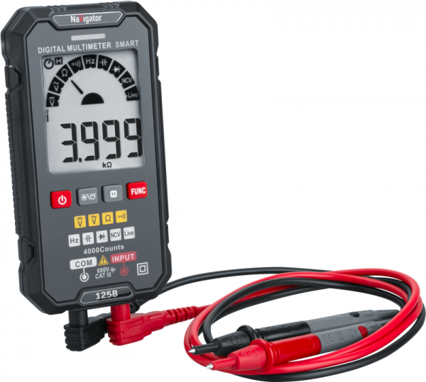 Мультиметр 95 769 NMT-Mm-125B True RMS Smart Navigator 95769