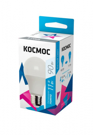 LkecLED11wA60E2745 Лампа светодиодная A60 11Вт 4500К E27 220В КОСМОС 