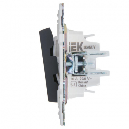 SK-V15-0-10-K53 Выключатель жалюзи SKANDY 10А SK-V12G графит IEK 