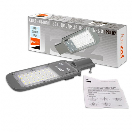 5041035 Светильник светодиодный PSL 07 30Вт 5000К IP65 AC180-260 уличный ДКУ Pro JazzWay 