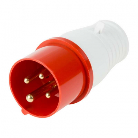 11-8901 Вилка 014 переносная 3Р+РЕ 16А 380В IP44 Rexant 