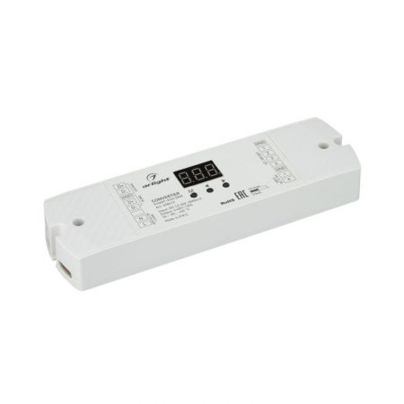 028413 Конвертер SMART-K40-DMX (12-24В 0/1-10В) (IP20 пластик) Arlight 