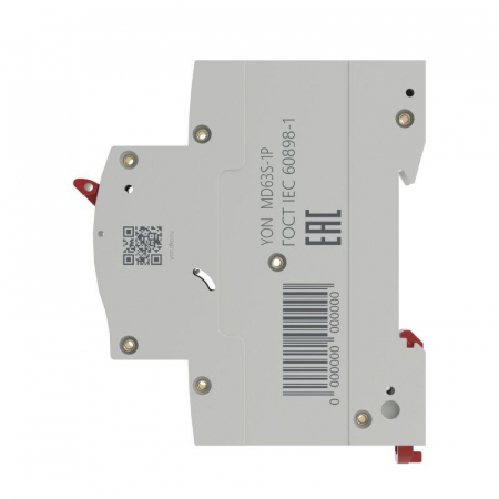MD63S-1PC16 Выключатель автоматический модульный 1п C 16А 4.5кА max MD63S YON 