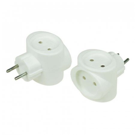 11-1064 Разветвитель 3-м 6А IP20 220В биметал. бел. Rexant 