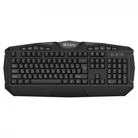 Б0060195 Комплект клавиатура и мышь GXZ990 игровой 1200-3600dpi + коврик + гарнитура черн. Intro 