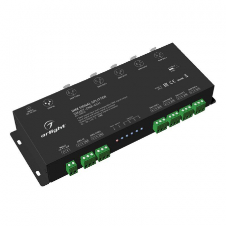 028435 Сплиттер-DMX SMART-DMX-4CH (12-36В XLR3) (IP20 металл) Arlight 