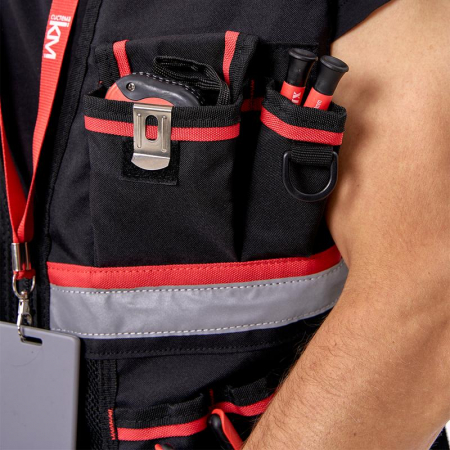 LO43175 Жилет монтажника КМ-TOOLVESTBAG-23 универс. регулир. КМ 