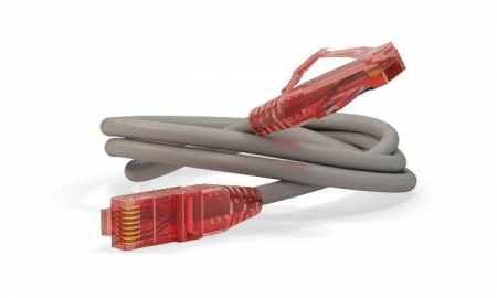 42273 Патч-корд кат.5E U/UTP LSZH 3м PC-LPM-UTP-RJ45-RJ45-C5e-3M-LSZH-GY сер. Hyperline 