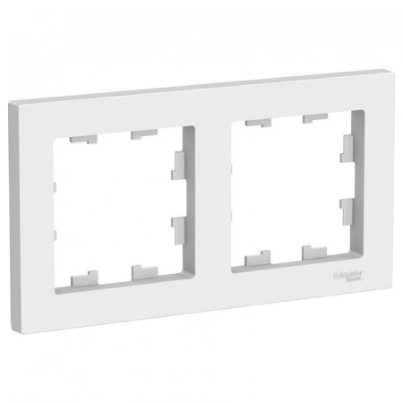 ATN000102 Рамка 2-м AtlasDesign универс. бел. SE 