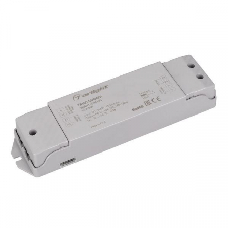 025029 Диммер Smart-DIM105 12-48В 15А TRIAC IP20 пластик Arlight 