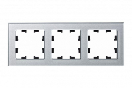 ATN320303 Рамка 3-м AtlasDesign Nature стекло алюм. SE 