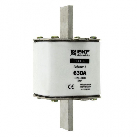 fus-39/630 Вставка плавкая ППН-39 630/630А габарит 3 PROxima EKF 