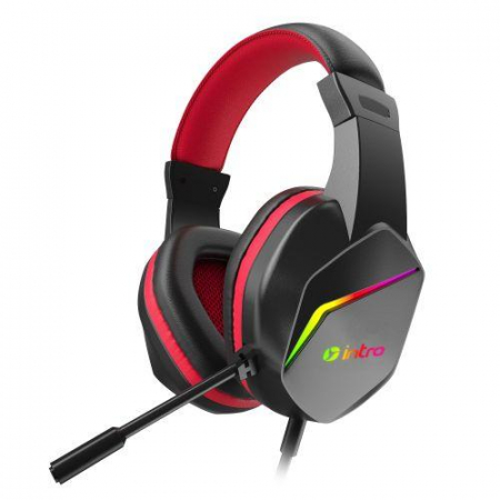 Б0060195 Комплект клавиатура и мышь GXZ990 игровой 1200-3600dpi + коврик + гарнитура черн. Intro 