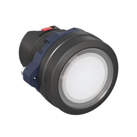 M22P-FLLWP Головка кнопки плоская прозрачная с фиксацией бел. DKC 