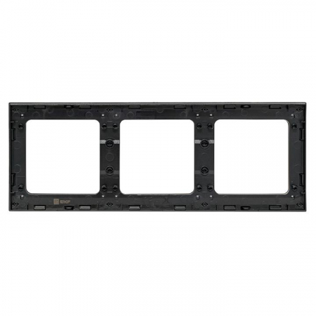 EAM-G-302-30 Рамка 3-м Стокгольм черн. PROxima EKF 