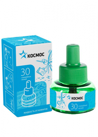 KOC_GH325 Жидкость от комаров для фумигатора 30 ночей без запаха Космос 