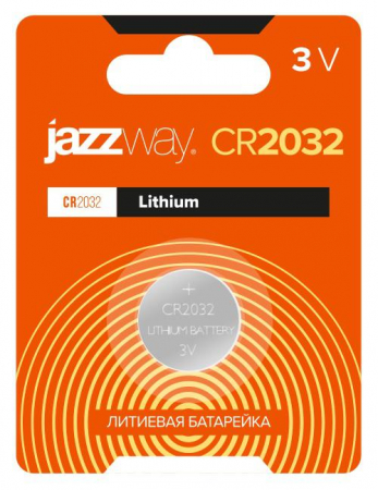 2852892 Элемент питания литиевый CR2032 3В BL-1 (блист.1шт) JazzWay 