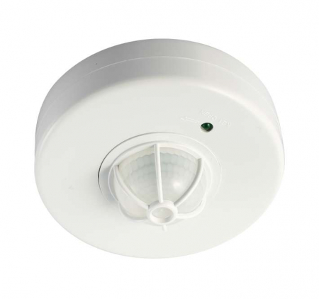 5012974 Датчик движения PMS-IR 024 1200Вт 360град. 2-6м IP20 WH JazzWay 