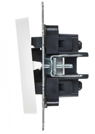 BR-V23-0-10-K91 Выключатель перекрестный 2-кл. СП BRITE ВС10-2-3-БрАБ 10А механизм арктич. бел. IEK 