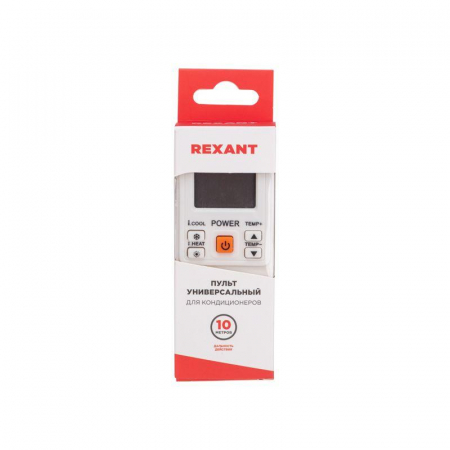 38-0103 Пульт универсальный для кондиционеров RX-101AII Rexant 