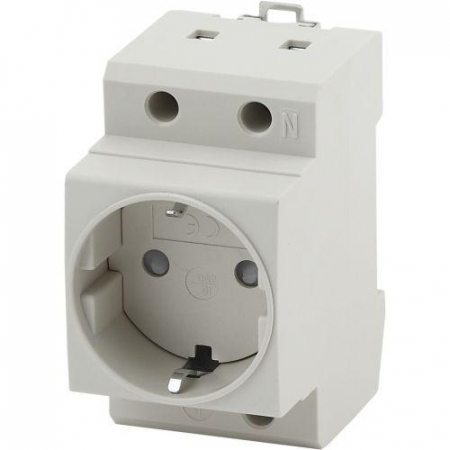 Б0057482 Розетка на DIN-рейку PRO MRD10-16-E 16А с заземлением Эра 