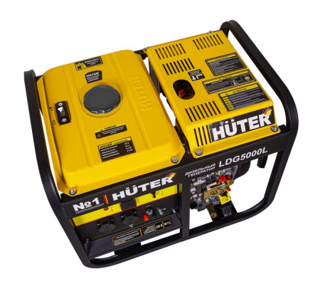 64/2/11 Электрогенератор дизельный LDG 5000L HUTER 