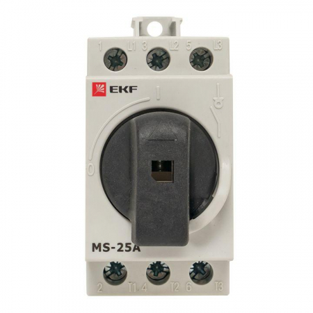 ms-25d Рубильник мод. 3п MS-25A на DIN-рейку EKF 