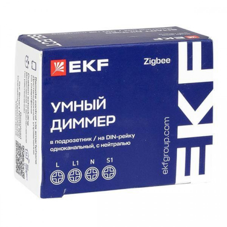 sdsh-1g-zb Диммер умный в подрозетник 1-канальный Zigbee Connect Select EKF 