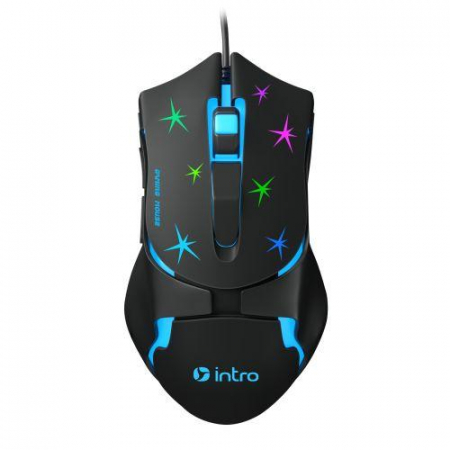 Б0060195 Комплект клавиатура и мышь GXZ990 игровой 1200-3600dpi + коврик + гарнитура черн. Intro 