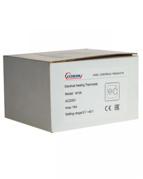 Extherm MT26 Термостат электронный с механич. управлением бел. 