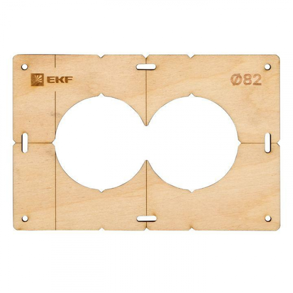 sh-d82-k Комплект шаблонов для подрозетников d82мм Expert EKF 