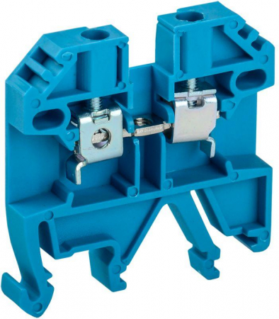YZN30-002-K07 Клемма винтовая КВИ-2.5кв.мм синяя IEK 