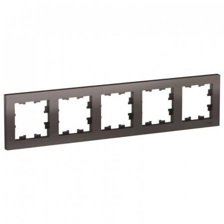 ATN000605 Рамка 5-м AtlasDesign универс. мокко SE 