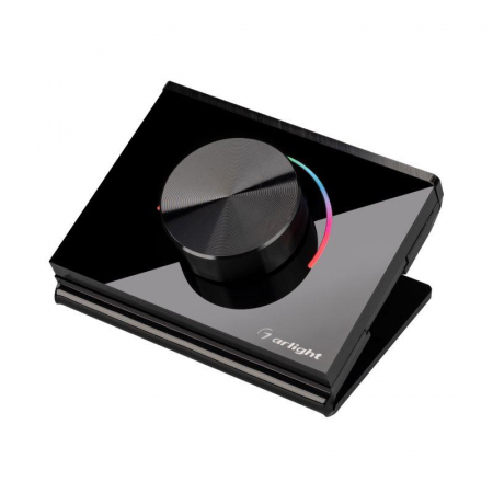 031957 Панель Rotary SMART-P100-RGB Black (3В 2.4G) (IP20 пластик) Arlight 