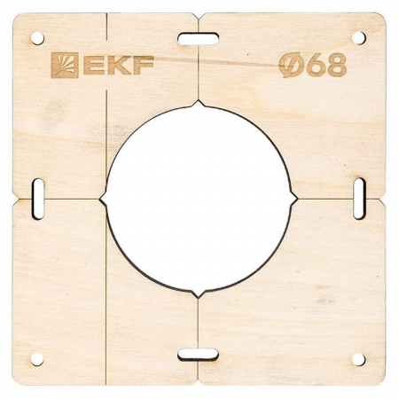 sh-d68-k Комплект шаблонов для подрозетников d68мм Expert EKF 