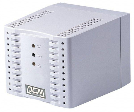 95255 Стабилизатор напряжения TCA-1200 600Вт 1200В.А бел. POWERCOM 