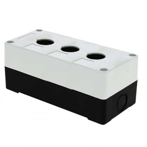 cpb-103-w Корпус КП 103 3 кнопки белый EKF 