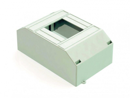 31031DEK Корпус навесной ЩРН-П-2/4 12.5х7.8х5.8 2-4мод. IP30 пластик. бел. DEKraft 