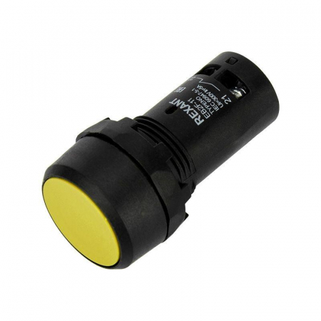 36-5532 Кнопка EB22 возвратная желт. NO+NC 230 В Rexant 