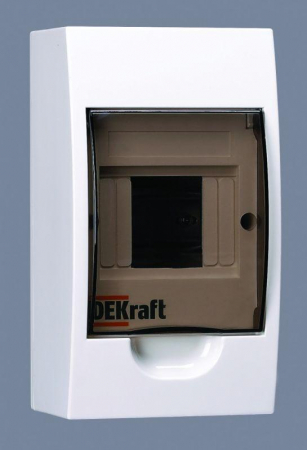 31008DEK Корпус навесной ЩРН-П-4 20х11х9 4мод.IP41 пластик. DEKraft 