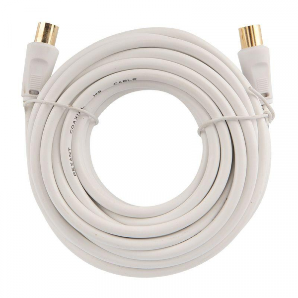 18-0006 Шнур TV Plug - TV Jack 7м бел. Rexant 