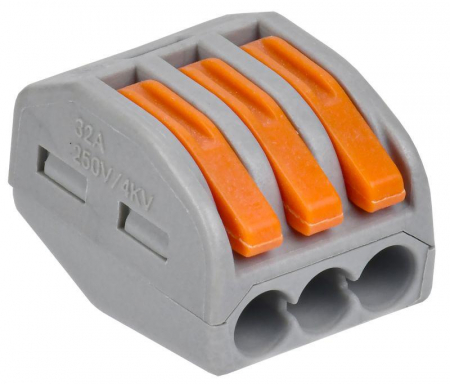 UKZ20-413-050-G Клемма строительно-монтажная СМК 222-413 (уп.50шт) GENERICA 