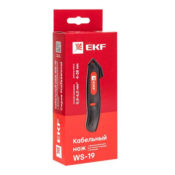 ws-19 Нож кабельный WS-19 Professional EKF 