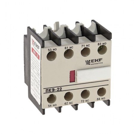 ctr-sc-25 Приставка контактная ПКЭ-22 2NO+2NC EKF 