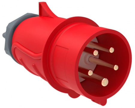 PSN02-032-5 Вилка эл. каб. 32А 3P+PE+N 6ч/200/346-240/415В IP44 MAGNUM ССИ-025 IEK 