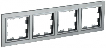 BR-M42-K46 Рамка 4-м BRITE РУ-4-БрС сталь IEK 