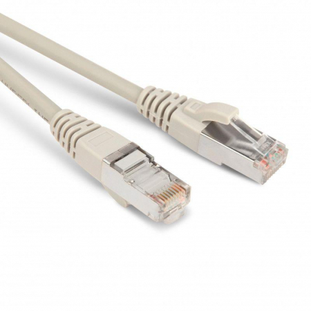 42308 Патч-корд кат.5E F/UTP экранир. LSZH PC-LPM-STP-RJ45-RJ45-C5e-1M-LSZH-GY 1м сер. Hyperline 